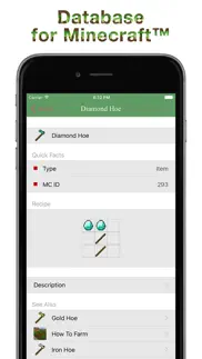 database for minecraft - pocket edition iphone screenshot 1