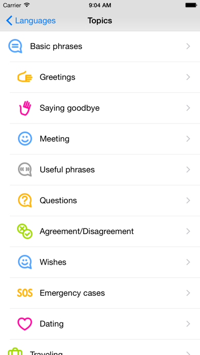 How to cancel & delete Phrasebook for travelers from iphone & ipad 2