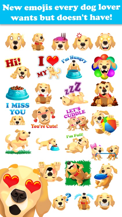 GoldenMoji - Golden Retriever Emojis