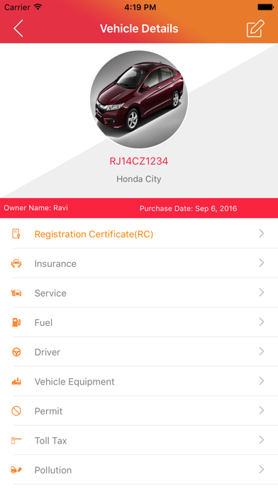 Screenshot #2 pour DS Vehicle Maintenance