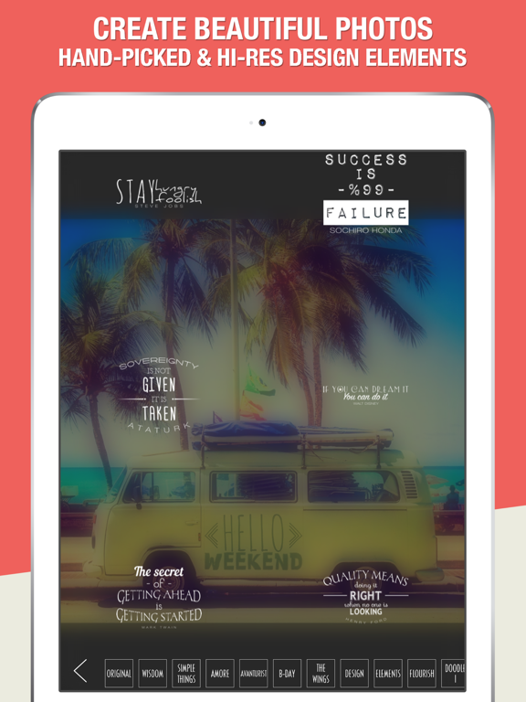 Type Over - Typography Generator, Graphic Design iPad screenshot 2 - Photo & Video app
