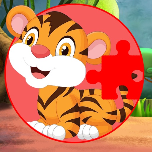 Puzzle Kingdom Tiger Jigsaw Game Fun For Kids icon