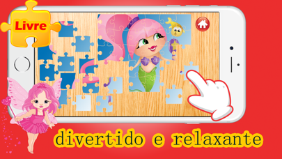 Quebra-Cabeça da Princesa Sereia no Jogos Educativos Grátis para Crianças e Jardim de Infânciaのおすすめ画像3
