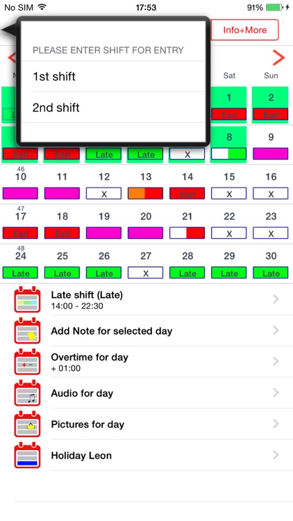 Roster-Calendar Pro