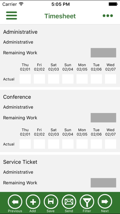 Office 365 Project Time Reporter