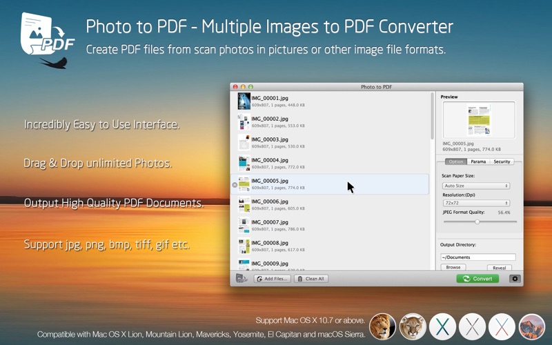 Screenshot #1 pour Photo to PDF