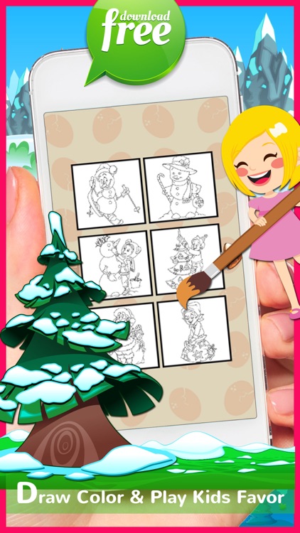 Christmas Coloring Pages For Kids And Toddlers! screenshot-3