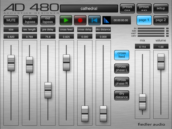 Screenshot #1 for AD 480 pro - Studio Reverb