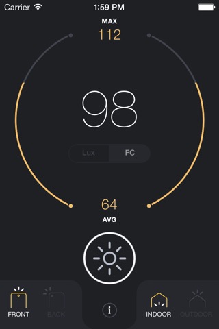 Light Meter - lux and foot candle measurement toolのおすすめ画像4