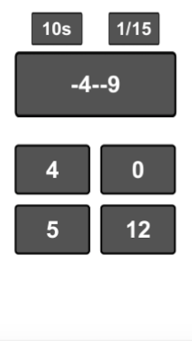 Screenshot #3 pour Negative Numbers - Free