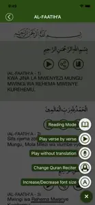 Quran in Swahili screenshot #4 for iPhone