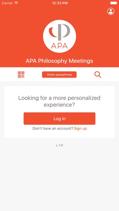 APA Philosophy Meetings screenshot 2