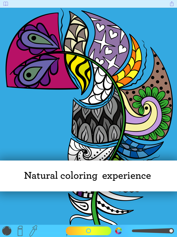 Screenshot #2 for Contour Color - Coloring App