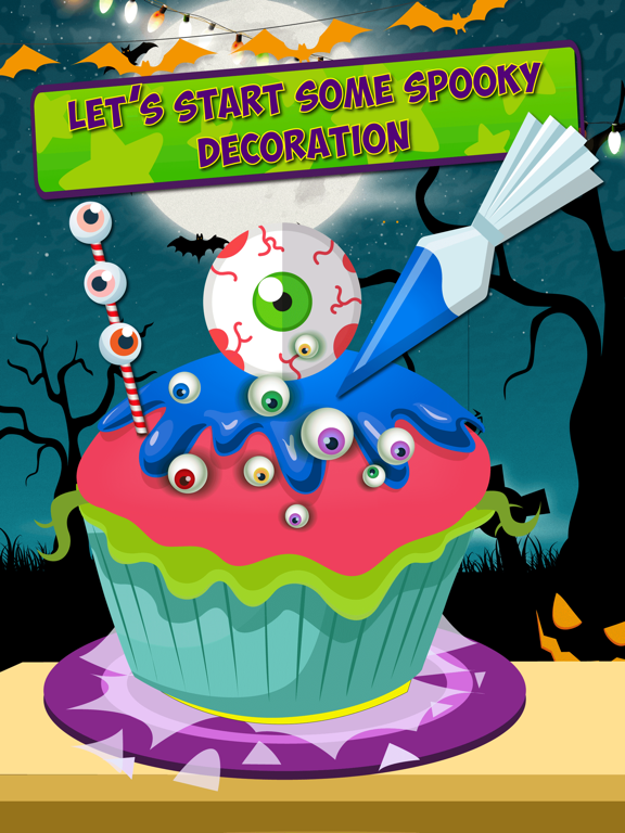 Screenshot #4 pour Cupcake Maker Halloween TOP Cooking game for kids