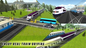 Racing in Train - Offroad Subway Driver 2017 screenshot #5 for iPhone