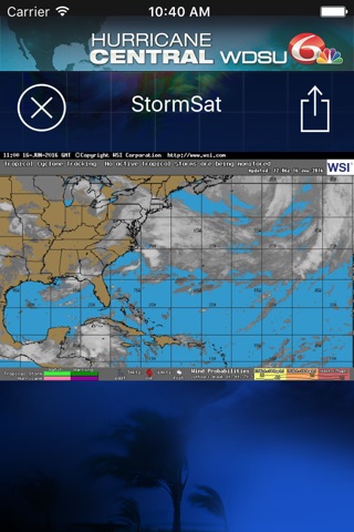 Hurricane Central WDSU screenshot 2
