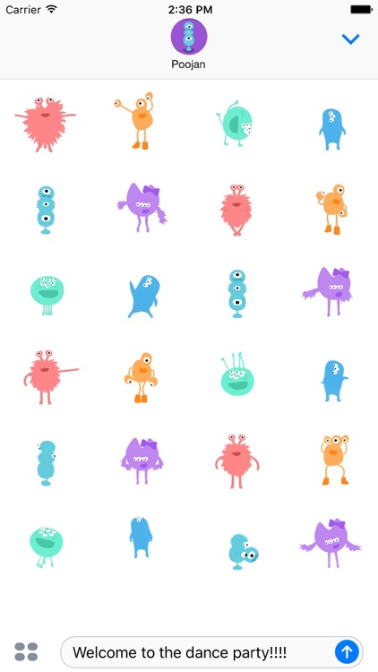 IDEOko Monster Moves Stickers