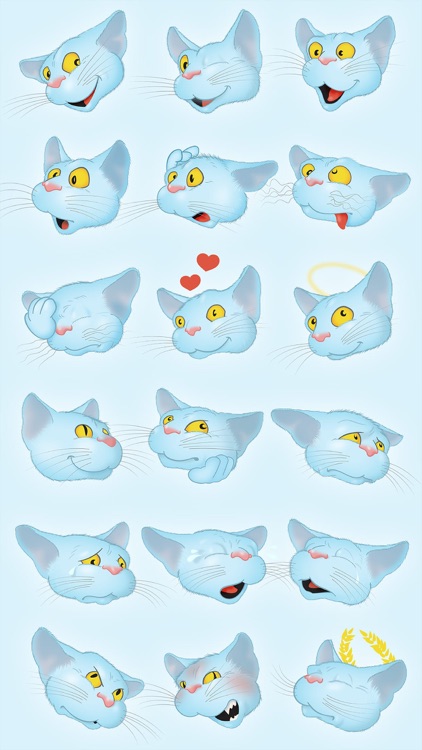 Blue Cat emoji