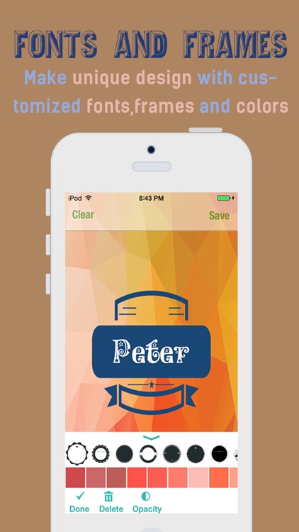 iPolygram- Create your own custom wallpapers and backgrounds screenshot-3