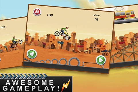 Stick-man Motocross Pro- Stunt Biker Rivals screenshot 3