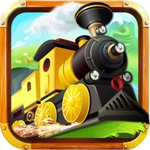 Pocket Railroad Earth Crossing Spoor en Trein Tycoon Maze Puzzle