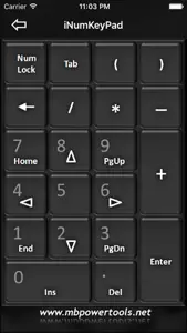 iNumKeyPadFree - WiFi numeric keypad screenshot #2 for iPhone