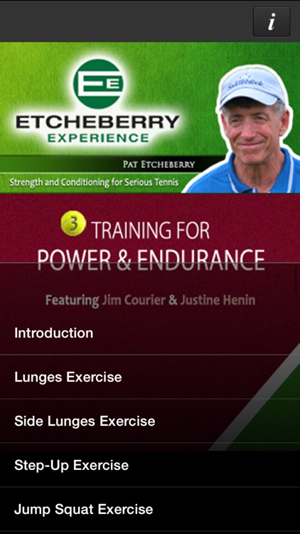 Tennis Training for Power & Endurance - Etcheberry