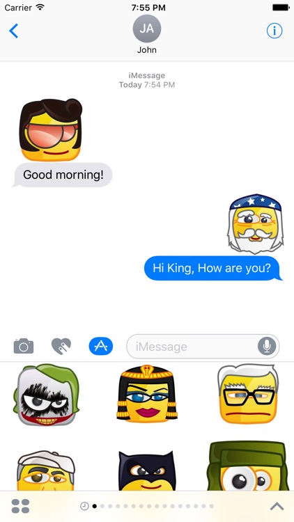 Square Emojis & Stickers For iMessage
