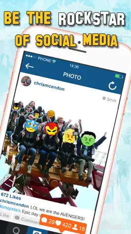 Game screenshot EmojiStars - Photo editor apk