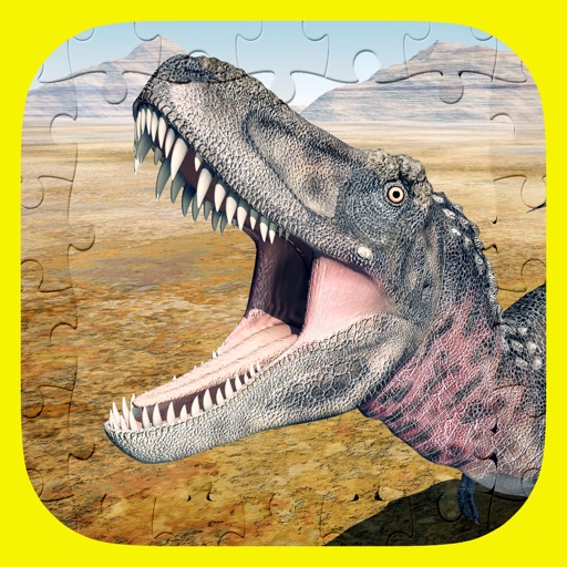 dinosaur puzzle fun for kids - fun for kids 2 -5 years icon