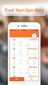 treadmill • gym run tracker iphone screenshot 1