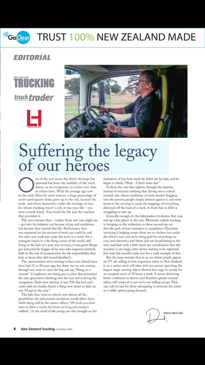 NZ Trucking Magazine