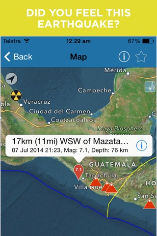 Earthquake+ Alerts, Map & Info screenshot 3