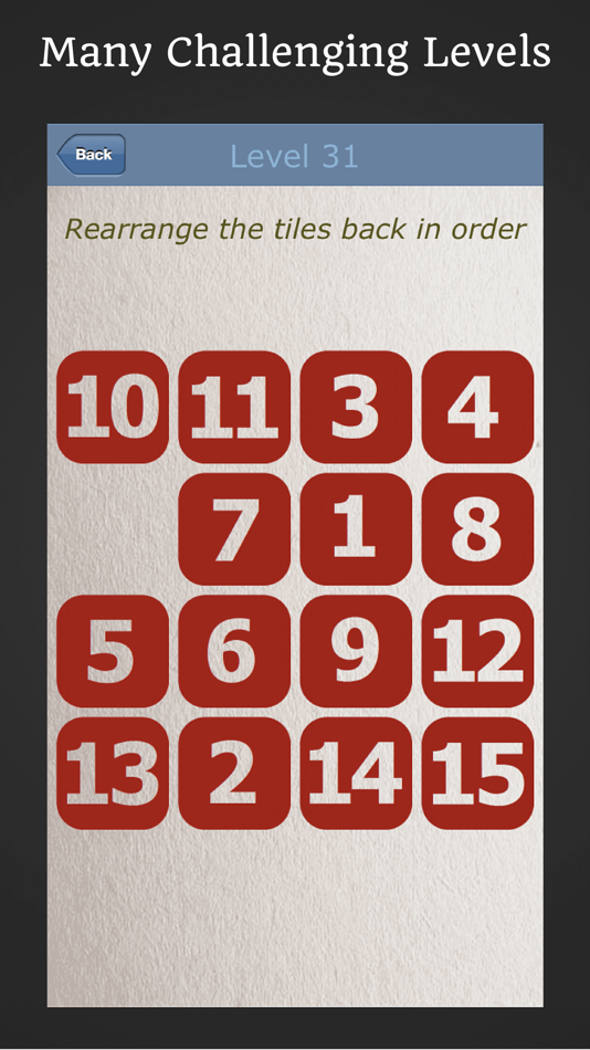 #2. Number Tile: The Slide Puzzle (iOS) 由: Matthew Raftery
