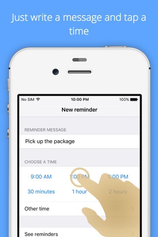 Quick Reminder – Timed reminder in one tap screenshot 2