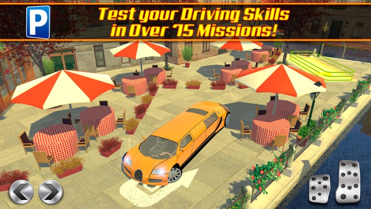 Limo Driving School a Valet Driver License Test Parking Simulator
