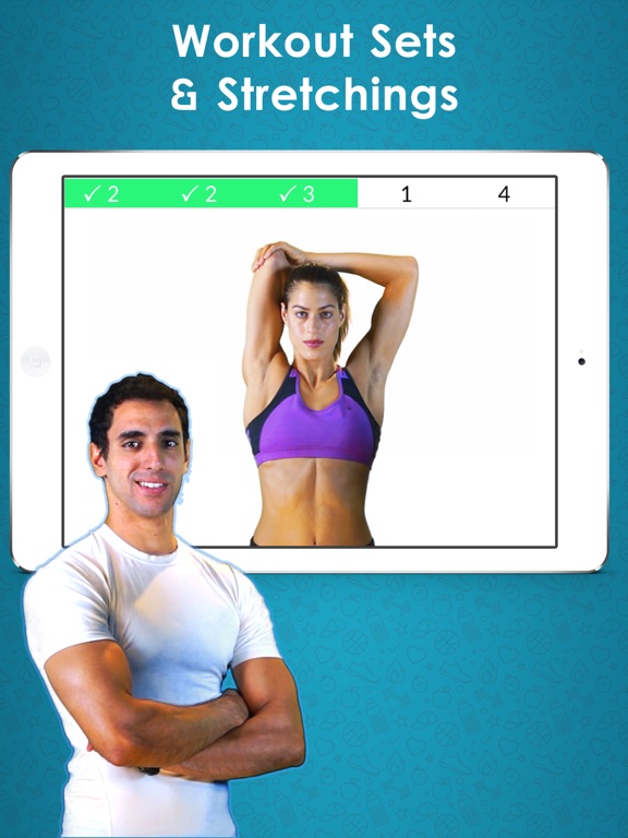 Nose Push Ups: Chest Fitness & Breast Workout iPad screenshot 4 - Health & Fitness app