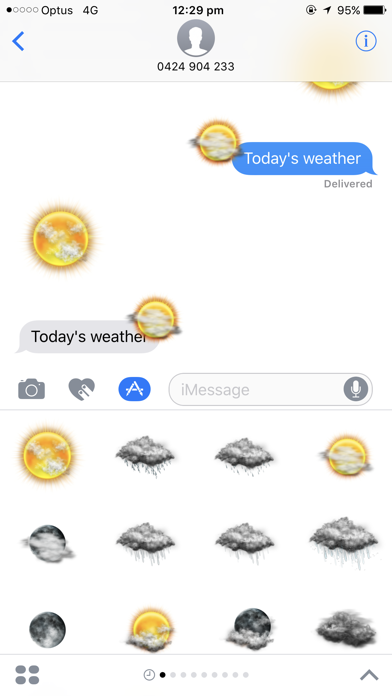 Weather Stickers for Messageのおすすめ画像5
