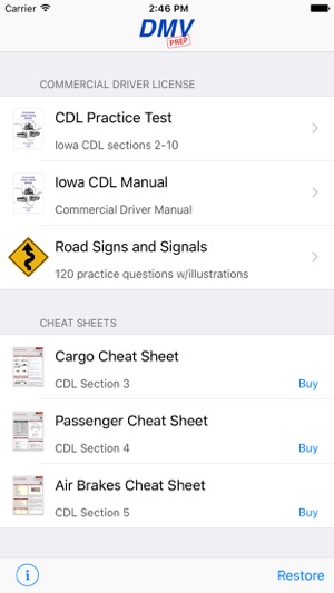 Iowa CDL Test Prep(圖1)-速報App