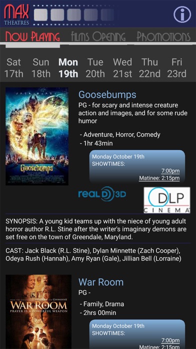 Screenshot #1 pour Max Theatres