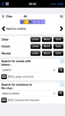 Game screenshot iCroises crosswords hack