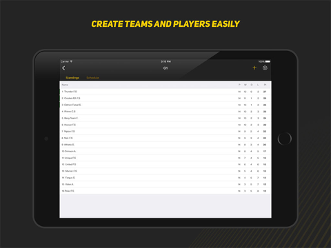 Screenshot #6 pour Organiser tournoi, créer ligue - LEVERADE