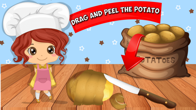 Screenshot #1 pour French Fries Shop-Make cook & eat with you best friends-Super Fun Learning in school