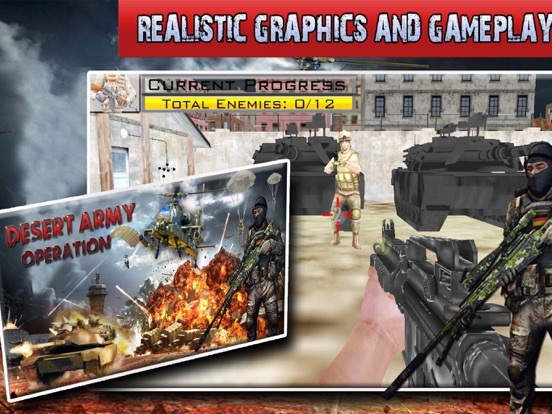 Screenshot #5 pour Desert Army War Operation