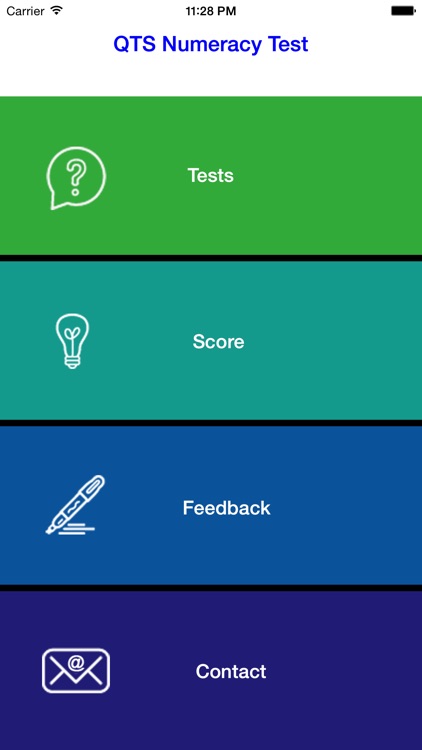 QTS Numeracy  skills Test