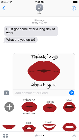 Sexy Lips - MYOSE - Make Your Own Sticke