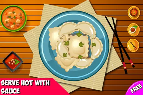 Dumpling Cooking Kitchen - Little Girls Chef Game