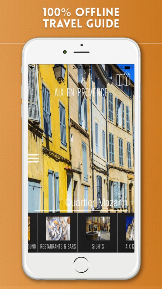 #1. Aix en Provence Travel Guide & Offline Street Map (iOS) 由: eTips LTD
