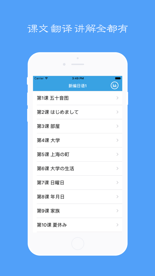 #1. 新编日语-日语学习口语必备教程 (iOS) De: 海云 吴