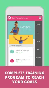 Daily Fitness Workouts screenshot #2 for iPhone